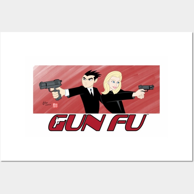 Gun Fu Wall Art by howardshum